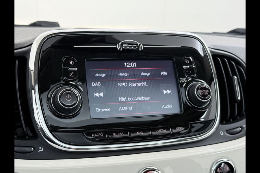 Fiat 500 81PK Turbo Pano-dak Navi Ecc Cruise Control Lounge Lmv Led Business Pack Navigatie Pack Pack Style Isofix EURO6 Volledig Onderhouden, laatste beurt bij 94238km ! Origineel Nederlandse Auto Nieuwprijs €20.140 Super Efficiente Twin Air Turbo Motor