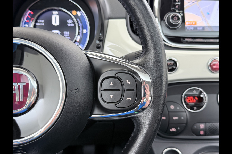 Fiat 500 81PK Turbo Pano-dak Navi Ecc Cruise Control Lounge Lmv Led Business Pack Navigatie Pack Pack Style Isofix EURO6 Volledig Onderhouden, laatste beurt bij 94238km ! Origineel Nederlandse Auto Nieuwprijs €20.140 Super Efficiente Twin Air Turbo Motor