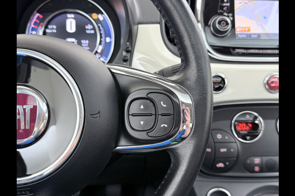 Fiat 500 81PK Turbo Pano-dak Navi Ecc Cruise Control Lounge Lmv Led Business Pack Navigatie Pack Pack Style Isofix EURO6 Volledig Onderhouden, laatste beurt bij 94238km ! Origineel Nederlandse Auto Nieuwprijs €20.140 Super Efficiente Twin Air Turbo Motor