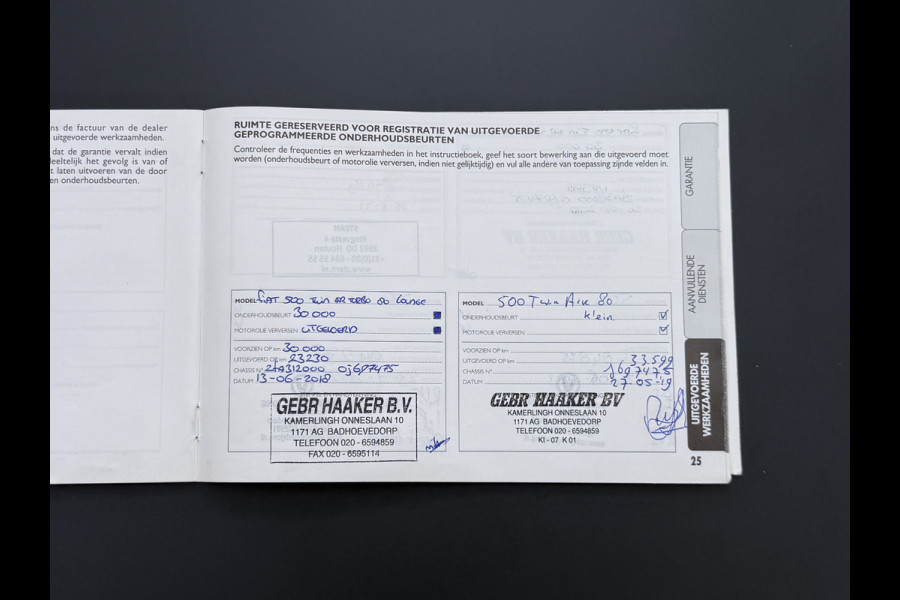 Fiat 500 81PK Turbo Pano-dak Navi Ecc Cruise Control Lounge Lmv Led Business Pack Navigatie Pack Pack Style Isofix EURO6 Volledig Onderhouden, laatste beurt bij 94238km ! Origineel Nederlandse Auto Nieuwprijs €20.140 Super Efficiente Twin Air Turbo Motor