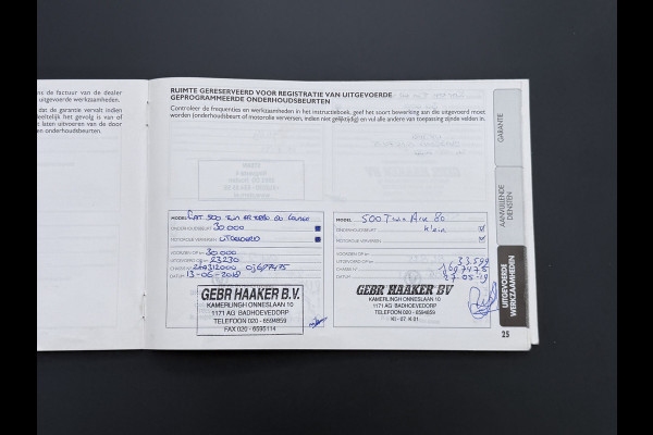 Fiat 500 81PK Turbo Pano-dak Navi Ecc Cruise Control Lounge Lmv Led Business Pack Navigatie Pack Pack Style Isofix EURO6 Volledig Onderhouden, laatste beurt bij 94238km ! Origineel Nederlandse Auto Nieuwprijs €20.140 Super Efficiente Twin Air Turbo Motor