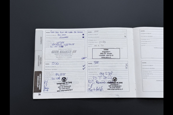 Fiat 500 81PK Turbo Pano-dak Navi Ecc Cruise Control Lounge Lmv Led Business Pack Navigatie Pack Pack Style Isofix EURO6 Volledig Onderhouden, laatste beurt bij 94238km ! Origineel Nederlandse Auto Nieuwprijs €20.140 Super Efficiente Twin Air Turbo Motor