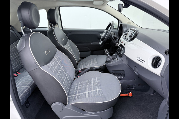 Fiat 500 81PK Turbo Pano-dak Navi Ecc Cruise Control Lounge Lmv Led Business Pack Navigatie Pack Pack Style Isofix EURO6 Volledig Onderhouden, laatste beurt bij 94238km ! Origineel Nederlandse Auto Nieuwprijs €20.140 Super Efficiente Twin Air Turbo Motor