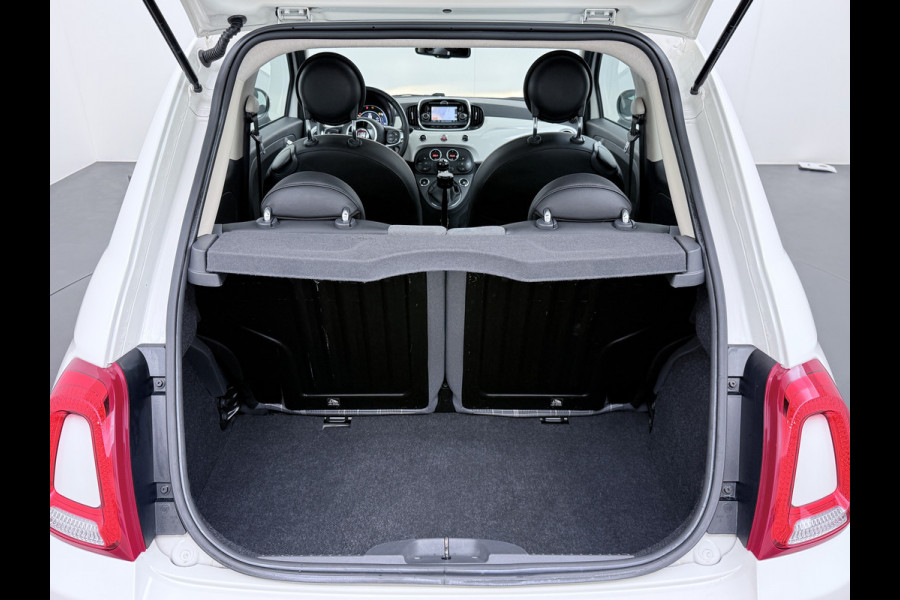 Fiat 500 81PK Turbo Pano-dak Navi Ecc Cruise Control Lounge Lmv Led Business Pack Navigatie Pack Pack Style Isofix EURO6 Volledig Onderhouden, laatste beurt bij 94238km ! Origineel Nederlandse Auto Nieuwprijs €20.140 Super Efficiente Twin Air Turbo Motor