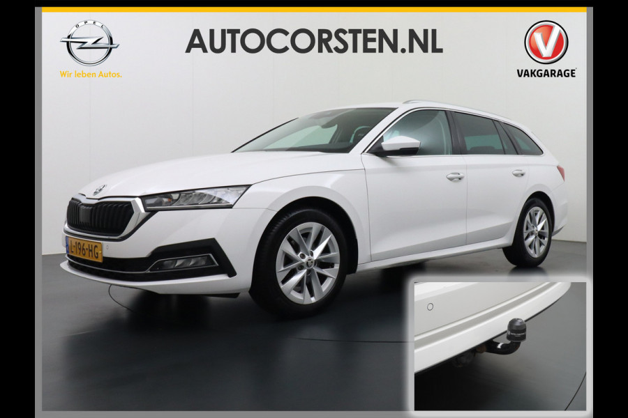 Škoda Octavia Combi T 111PK Navi Trekhaak Apple Carplay Android Virtual Cockpit Elek.Achtreklep Pdc Navi Ecc Cruise Control Business Edition Stoel+Stuurverwarming Lmv Sunset DAB Led  Keyless 1e Eigenaar Origineel Nederlandse Auto 1300kg trekvermogen