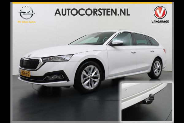 Škoda Octavia Combi T 111PK Navi Trekhaak Apple Carplay Android Virtual Cockpit Elek.Achtreklep Pdc Navi Ecc Cruise Control Business Edition Stoel+Stuurverwarming Lmv Sunset DAB Led  Keyless 1e Eigenaar Origineel Nederlandse Auto 1300kg trekvermogen