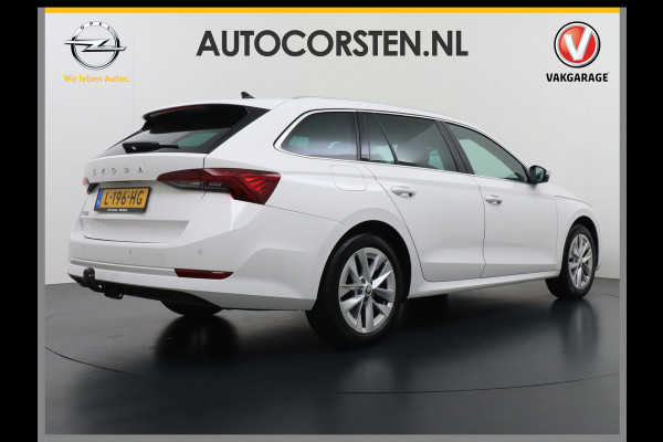 Škoda Octavia Combi T 111PK Navi Trekhaak Apple Carplay Android Virtual Cockpit Elek.Achtreklep Pdc Navi Ecc Cruise Control Business Edition Stoel+Stuurverwarming Lmv Sunset DAB Led  Keyless 1e Eigenaar Origineel Nederlandse Auto 1300kg trekvermogen