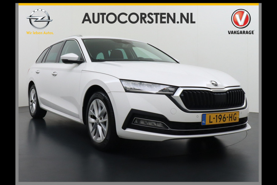 Škoda Octavia Combi T 111PK Navi Trekhaak Apple Carplay Android Virtual Cockpit Elek.Achtreklep Pdc Navi Ecc Cruise Control Business Edition Stoel+Stuurverwarming Lmv Sunset DAB Led  Keyless 1e Eigenaar Origineel Nederlandse Auto 1300kg trekvermogen