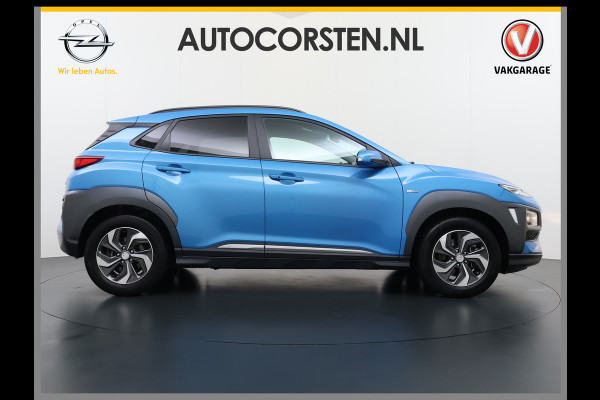 Hyundai Kona 1.6 HEV AUT-6 141pk Adaptive-Cr Trekhaak HUD Camera Android Apple Carplay Navi Bordherkenning PDC Fashion Keyless Head-Up-Display Auto-Pilot (Lane-Assist+ACC) ESP Mild Hybride Priv.Glass Botsing waarsch syst Dodehoek-assistent
