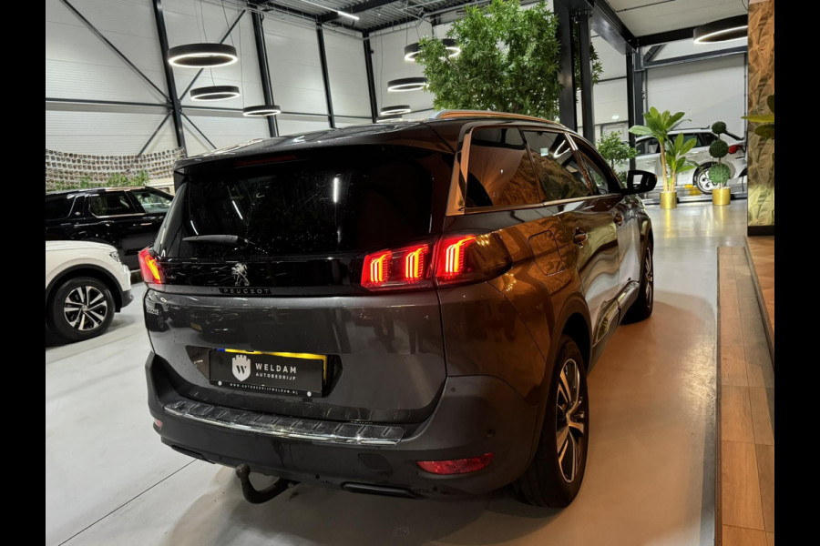 Peugeot 5008 1.2 PureTech Blue Lease Allure 7P. NAP Garantie Trekhaak Carplay Elek Achterklep Cruise Clima Navi Led Sfeer Rijklaar