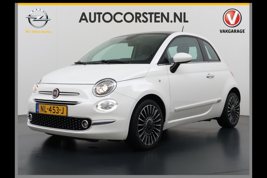 Fiat 500 81PK Turbo Pano-dak Navi Ecc Cruise Control Lounge Lmv Led Business Pack Navigatie Pack Pack Style Isofix EURO6 Volledig Onderhouden, laatste beurt bij 94238km ! Origineel Nederlandse Auto Nieuwprijs €20.140 Super Efficiente Twin Air Turbo Motor