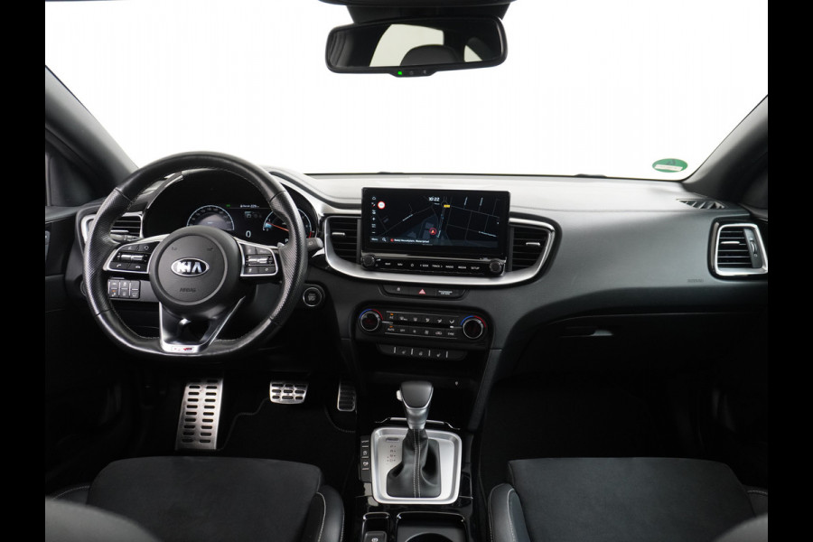 Kia ProCeed 1.5T 160PK AUT-7 GT-Plus Line MHEV Virtual Cockpit Navi Camera Ecc Apple Carplay Android Auto Adap.Cruise Stoel+Bank+Stuurverwar Keyless DAB Lmv 18" Led Dodehoekdetector Rijstrooksensor met correctie Elek.Achterklep Verkeersbord detectie Uitparkeer waarschuwing Zeer compleet! 1e Eigenaar Origineel Nederlandse Auto €37.000,- nieuw