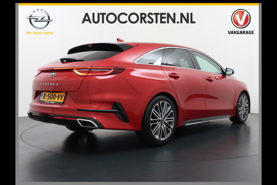 Kia ProCeed 1.5T 160PK AUT-7 GT-Plus Line MHEV Virtual Cockpit Navi Camera Ecc Apple Carplay Android Auto Adap.Cruise Stoel+Bank+Stuurverwar Keyless DAB Lmv 18" Led Dodehoekdetector Rijstrooksensor met correctie Elek.Achterklep Verkeersbord detectie Uitparkeer waarschuwing Zeer compleet! 1e Eigenaar Origineel Nederlandse Auto €37.000,- nieuw