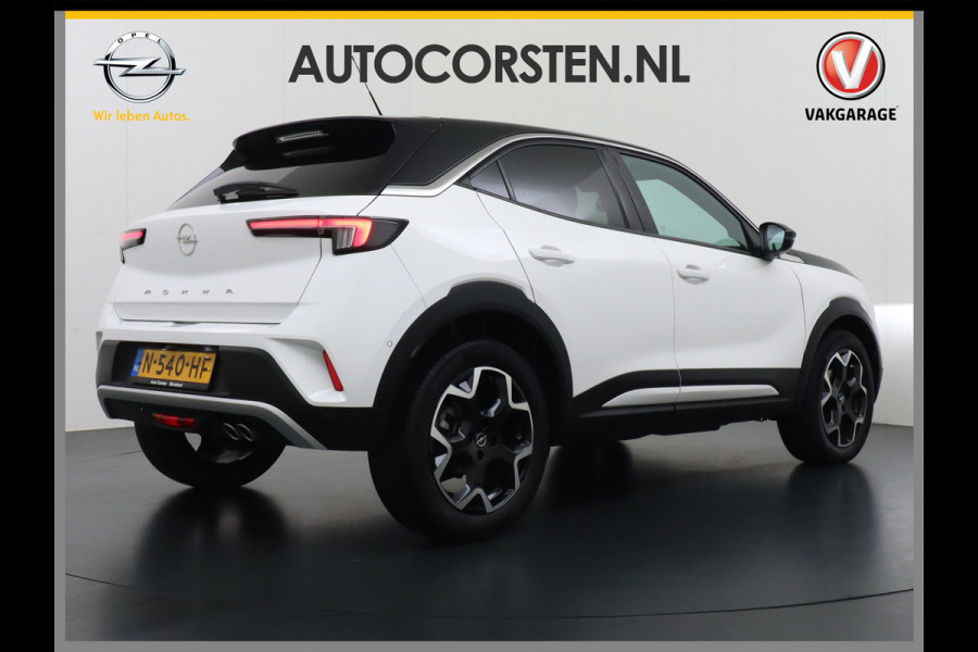 Opel Mokka 1.2T 131PK Apple Carplay Android Auto Adaptieve Cruise Control Navi Ecc 360°Camera Stoelverwarming Ultimate Stuurverwarming Lmv 18" Bi-Tone Lak Regen-Lichtsensor Led-Matrix 100% Dealeronderhouden Origineel Nederlandse Auto 1e Eigenaar