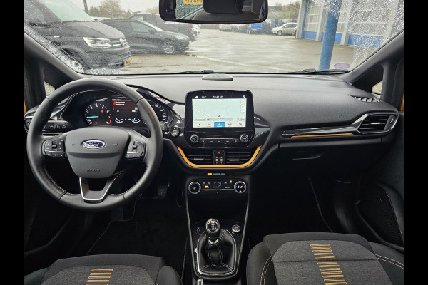 Ford Fiesta 1.0 EcoBoost Active First Edition 125 pk | Adaptieve cruise control | Climate control | Voorruitverwarming | Navigatie | PDC | 17'' velgen | Lane assist | Dealeronderhouden etc.