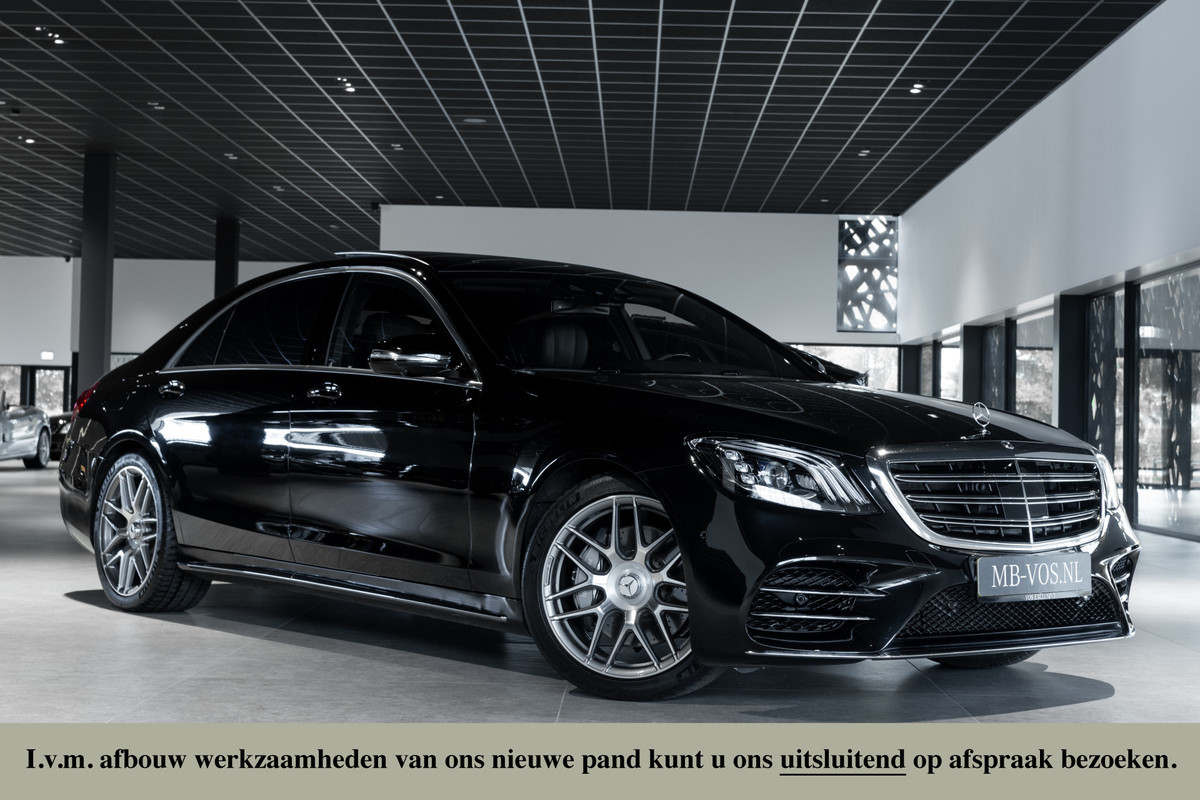 Mercedes-Benz S-Klasse 560 Lang 4-M AMG Exclusive|4*massage/koeling|20"|entertainment|standkachel|HUD|nachtzicht