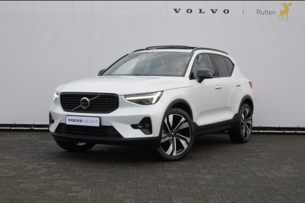 Volvo XC40 211PK Automaat B4 Ultimate Dark / Adaptieve cruise control / BLIS / Pixel LED / 20” velgen / Leder interieur / Stoel en stuurwielverwarming / 360 camera / Elektrische stoelen / Panoramadak