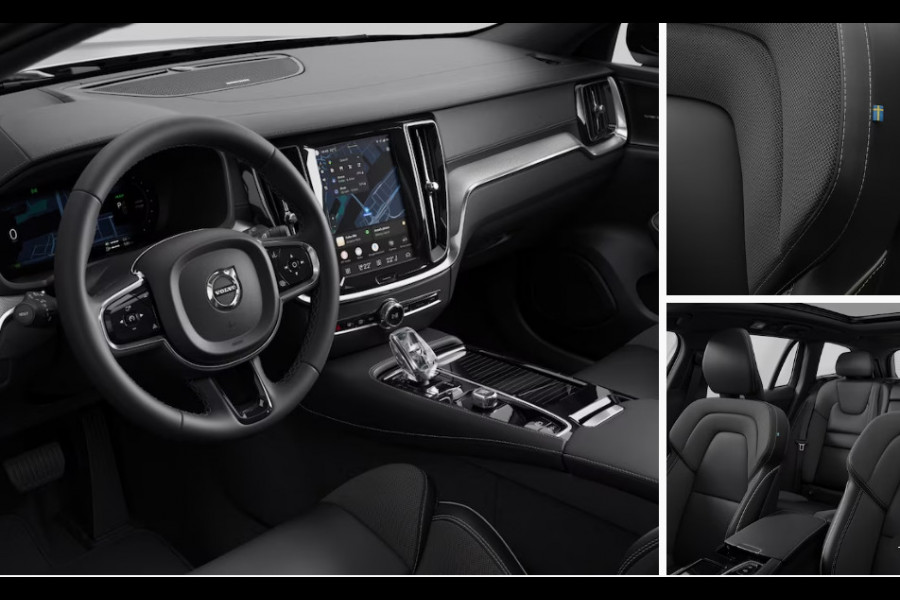 Volvo V60 T8 455PK Automaat AWD Plus Perform. Ed. Dark Polestar Optimalisatie / Glossy black Logo voor en achterzijde / Long Range / 360 Camera / Harman Kardon audio / Head-up display / Panorama dak / Apple carplay / Android auto /