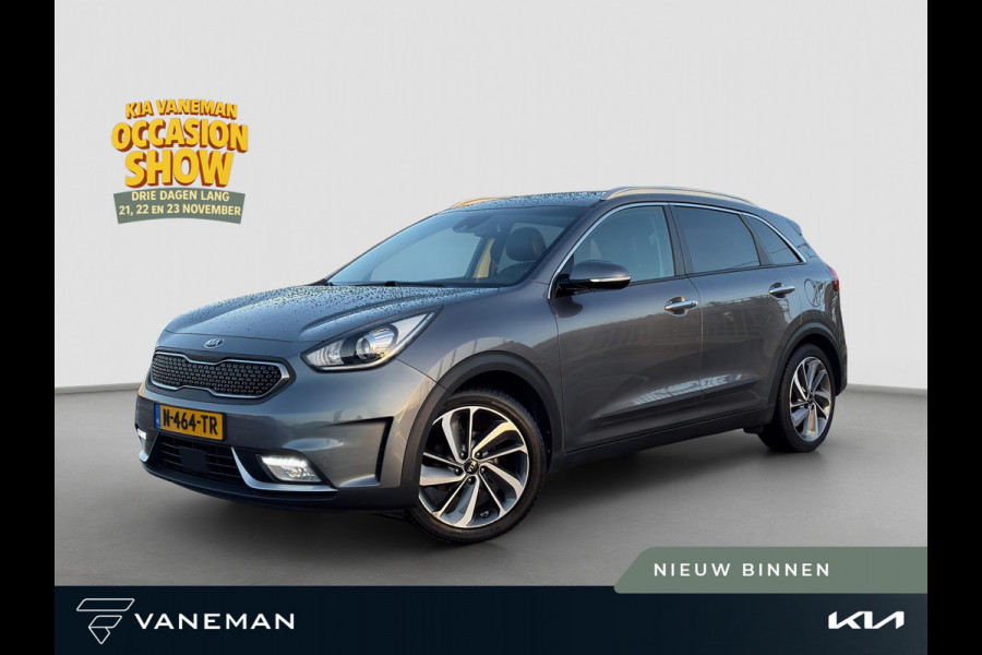 Kia Niro 1.6 GDi Hybrid BusinessLine Automaat | Elektrische Geheugenstoelen | Leder | Camera | Cruise | Sensoren | Stoelverwaming & Verkoeling |
