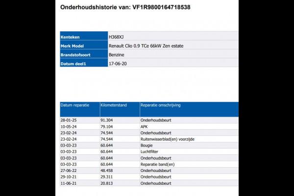 Renault Clio Estate 0.9 TCe 90PK Zen Trekhaak / Airco / Navigatie / cruise-ctr / Aplle carplay / Apk 06-2026