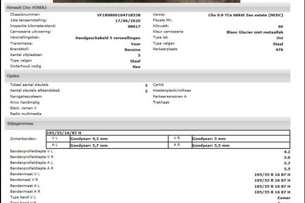 Renault Clio Estate 0.9 TCe 90PK Zen Trekhaak / Airco / Navigatie / cruise-ctr / Aplle carplay / Apk 06-2026