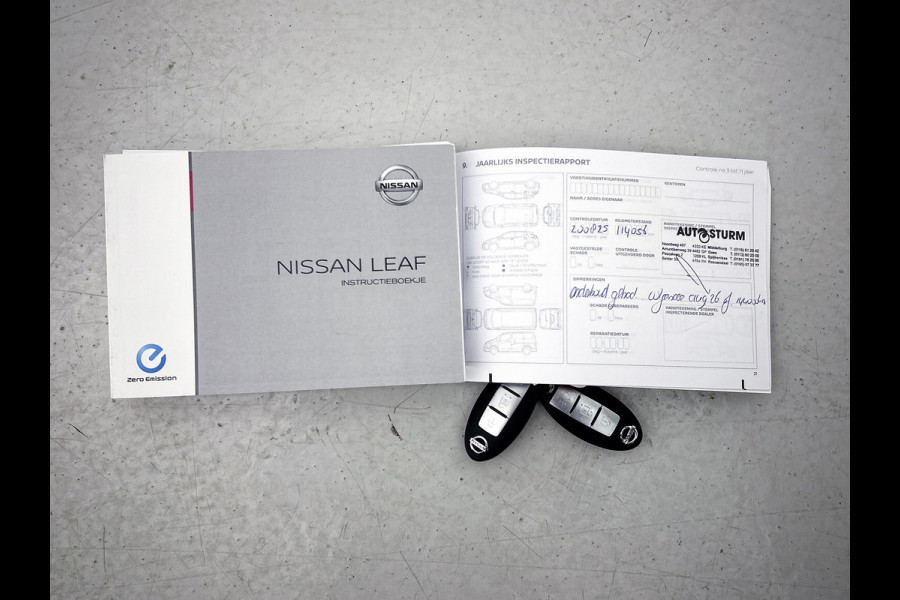 Nissan Leaf Electric+ 160kW / 62kWh +/- 385KM / Pdc.+Camera /Navigatie / Airco-ecc./ Stoelverwarming / Apk 09-2026
