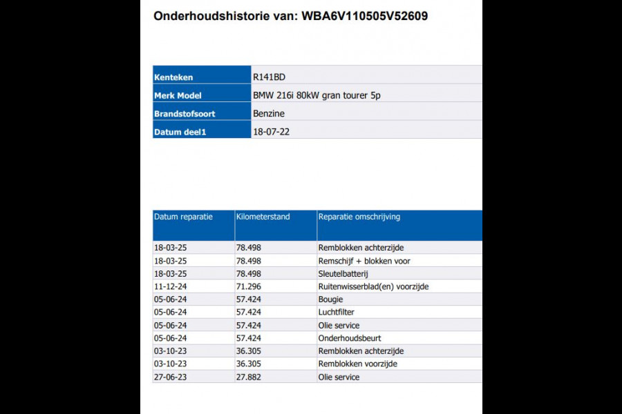 BMW 2 Serie Gran Tourer 216i 109PK 7pers Edition Plus / Leder / Navigatie / Pdc.+Camera / Stoelverwarming / Lux.line / Parking Pack / Apk 07-2026