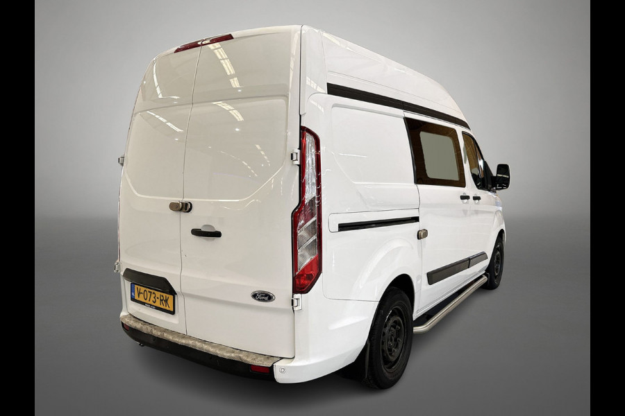 Ford Transit Custom 340 2.0 TDCI Euro6 Automaat 131PK H2 Trend 3Pers. *ideaal voor Camper* Navigatie / Pdc./ Airco / Safety&Comfort pack / Driver assist  / Stoelverwarming / / Apk nieuw