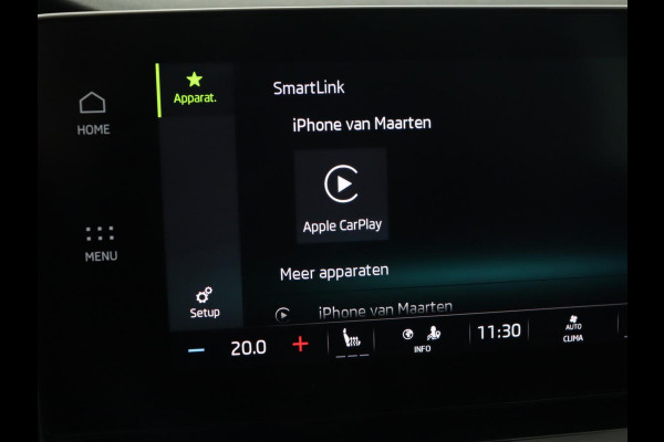 Škoda Octavia 1.5 TSI First Edition | Panoramadak | Trekhaak | Stoelverwarming | Matrix LED | Adaptive cruise | Sfeerverlichting | Carplay | Keyless | Virtual Cockpit | 18'' | Half leder | Climate control