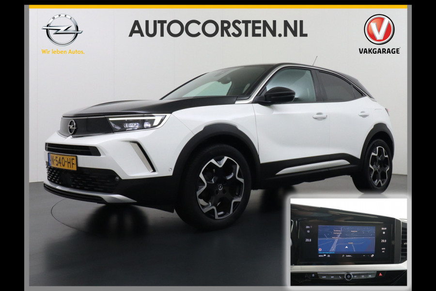 Opel Mokka 1.2T 131PK Apple Carplay Android Auto Adaptieve Cruise Control Navi Ecc 360°Camera Stoelverwarming Ultimate Stuurverwarming Lmv 18" Bi-Tone Lak Regen-Lichtsensor Led-Matrix 100% Dealeronderhouden Origineel Nederlandse Auto 1e Eigenaar