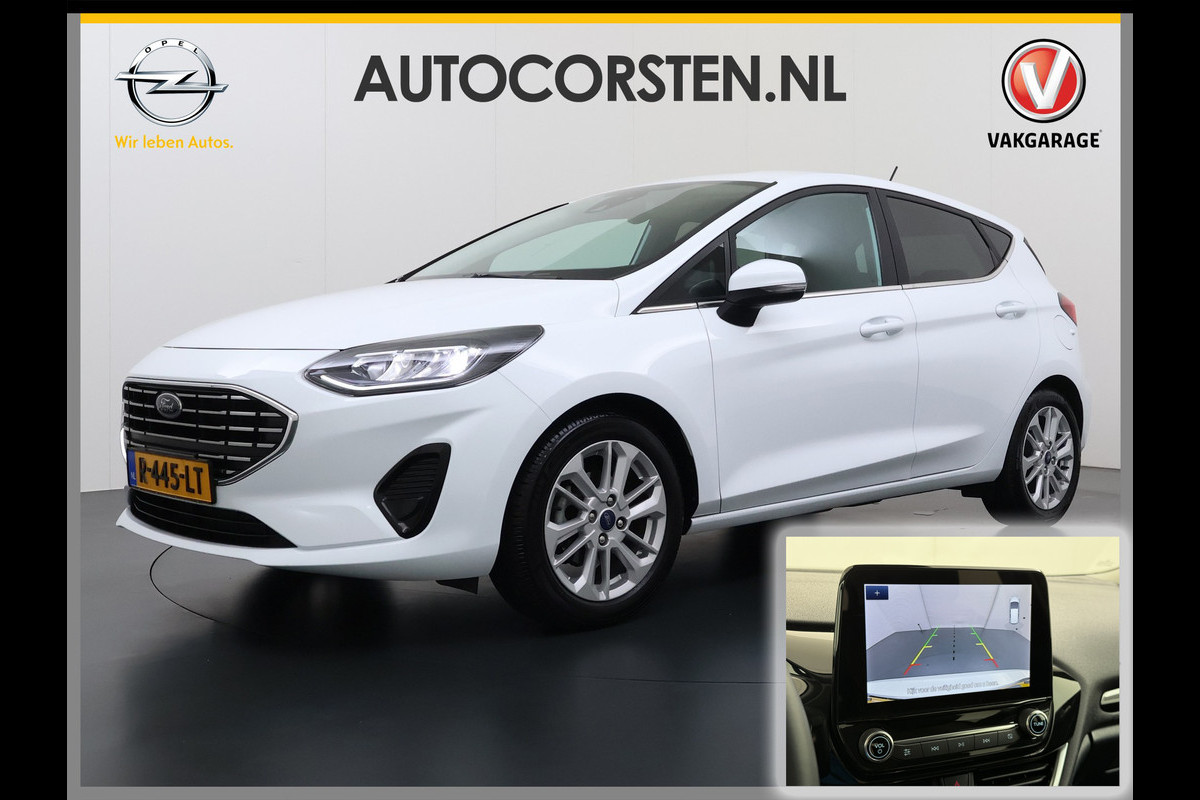 Ford Fiesta T 125PK Hybrid Titanium X Apple Carplay Android Auto Navi Bordherkenning Camera Ecc Cruise Control Pdc Lmv Privacy Glas Led Ford Sync 3 Keyless Bluetooth DAB+ 1e Eigenaar Origineel Nederlandse Auto € 26000 nieuw!