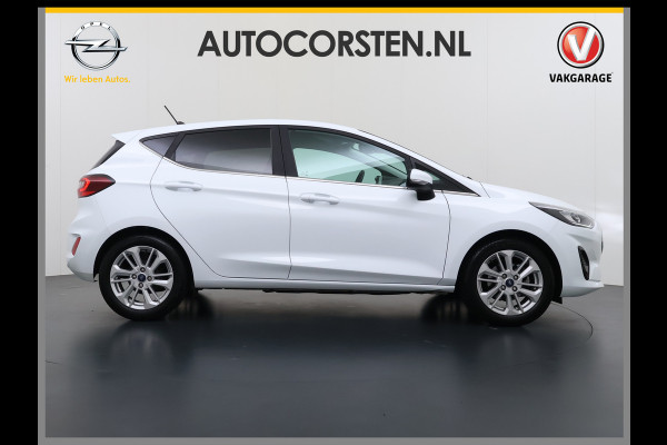 Ford Fiesta T 125PK Hybrid Titanium X Apple Carplay Android Auto Navi Bordherkenning Camera Ecc Cruise Control Pdc Lmv Privacy Glas Led Ford Sync 3 Keyless Bluetooth DAB+ 1e Eigenaar Origineel Nederlandse Auto € 26000 nieuw!