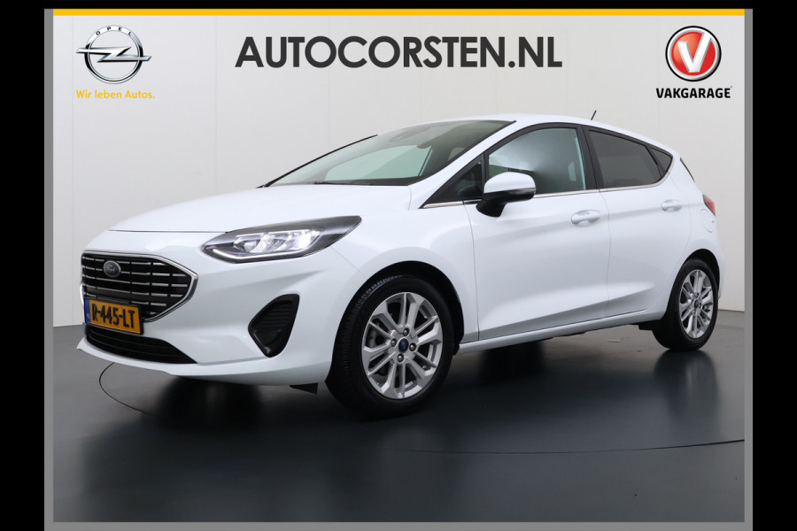 Ford Fiesta T 125PK Hybrid Titanium X Apple Carplay Android Auto Navi Bordherkenning Camera Ecc Cruise Control Pdc Lmv Privacy Glas Led Ford Sync 3 Keyless Bluetooth DAB+ 1e Eigenaar Origineel Nederlandse Auto € 26000 nieuw!