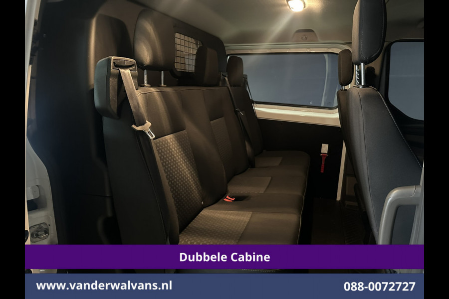 Ford Transit Custom 2.0 TDCI L1H1 Dubbele Cabine Euro6 Airco | Navigatie | 5-Zits | Imperiaal | Apple Carplay | LED Android Auto, 2500kg Trekhaak, Cruisecontrol, Parkeersensoren, Stoelverwarming