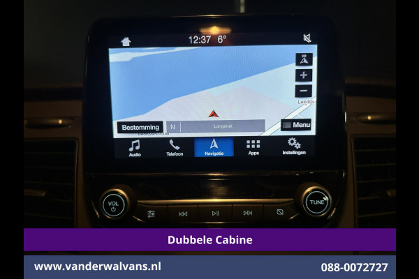 Ford Transit Custom 2.0 TDCI L1H1 Dubbele Cabine Euro6 Airco | Navigatie | 5-Zits | Imperiaal | Apple Carplay | LED Android Auto, 2500kg Trekhaak, Cruisecontrol, Parkeersensoren, Stoelverwarming