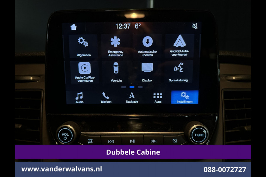 Ford Transit Custom 2.0 TDCI L1H1 Dubbele Cabine Euro6 Airco | Navigatie | 5-Zits | Imperiaal | Apple Carplay | LED Android Auto, 2500kg Trekhaak, Cruisecontrol, Parkeersensoren, Stoelverwarming