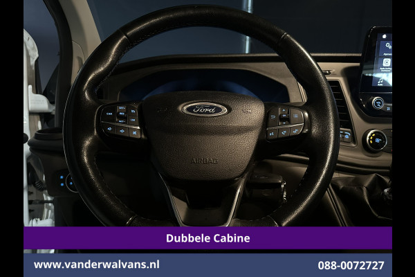 Ford Transit Custom 2.0 TDCI L1H1 Dubbele Cabine Euro6 Airco | Navigatie | 5-Zits | Imperiaal | Apple Carplay | LED Android Auto, 2500kg Trekhaak, Cruisecontrol, Parkeersensoren, Stoelverwarming