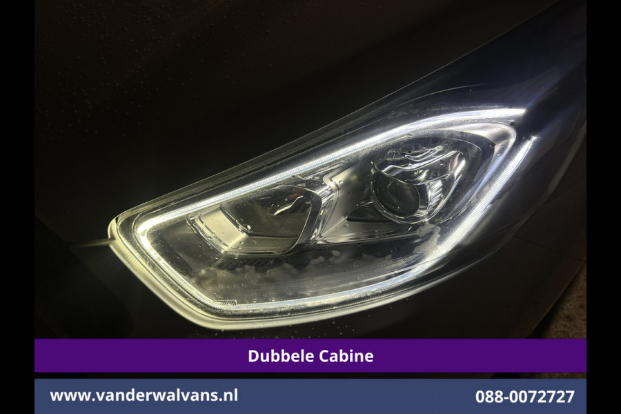 Ford Transit Custom 2.0 TDCI L1H1 Dubbele Cabine Euro6 Airco | Navigatie | 5-Zits | Imperiaal | Apple Carplay | LED Android Auto, 2500kg Trekhaak, Cruisecontrol, Parkeersensoren, Stoelverwarming