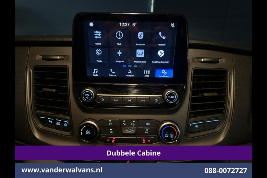 Ford Transit Custom 2.0 TDCI L1H1 Dubbele Cabine Euro6 Airco | Navigatie | 5-Zits | Imperiaal | Apple Carplay | LED Android Auto, 2500kg Trekhaak, Cruisecontrol, Parkeersensoren, Stoelverwarming