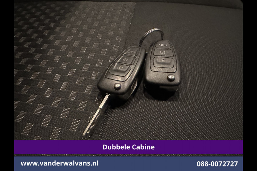 Ford Transit Custom 2.0 TDCI L1H1 Dubbele Cabine Euro6 Airco | Navigatie | 5-Zits | Imperiaal | Apple Carplay | LED Android Auto, 2500kg Trekhaak, Cruisecontrol, Parkeersensoren, Stoelverwarming