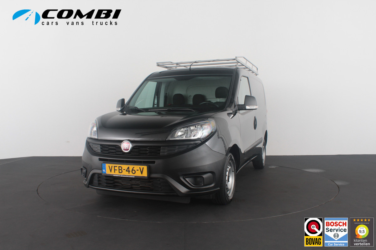 Fiat Dobló Cargo 1.6 MJ L1H1 105pk > Trekhaak/imperiaal/Cruise/3-zit/navi