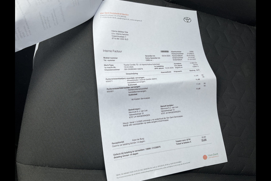 Toyota Corolla Touring Sports 1.8 Hybrid 170pk Navi Camera Carplay Voll.Onderhouden