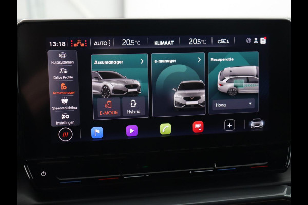 CUPRA Leon 1.4 eHybrid VZ | 245pk | Leder | Stoelverwarming | Memory | Carplay | Navigatie | Sfeerverlichting | Parkeerhulp | Sportstoelen | Keyless | Climate control | Cruise control | PHEV | Plug In