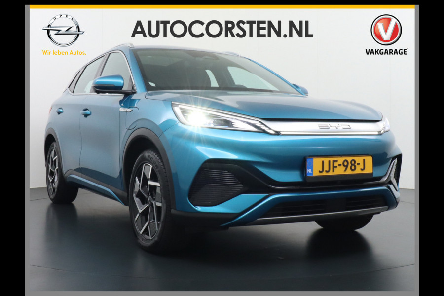 BYD ATTO 3 62kWh Design SOH 98% Panoramadak Leder+Elektr.Verst. Warmtepomp Adaptieve Cruise 360°Camera Apple Carplay Android Auto Elektr.Ac Verkeersbord detectie WiFi DAB Led Rijstrooksensor Keyless Smartphone Entry Fabrieksgarantie tot 12-12-2028/150.000km Garantie op de LFP Accu tot 12-12-2030/200.000km €44.000,- Nieuw!