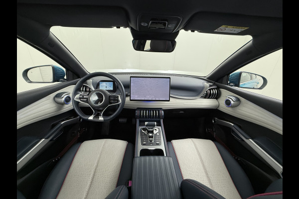 BYD ATTO 3 62kWh Design SOH 98% Panoramadak Leder+Elektr.Verst. Warmtepomp Adaptieve Cruise 360°Camera Apple Carplay Android Auto Elektr.Ac Verkeersbord detectie WiFi DAB Led Rijstrooksensor Keyless Smartphone Entry Fabrieksgarantie tot 12-12-2028/150.000km Garantie op de LFP Accu tot 12-12-2030/200.000km €44.000,- Nieuw!