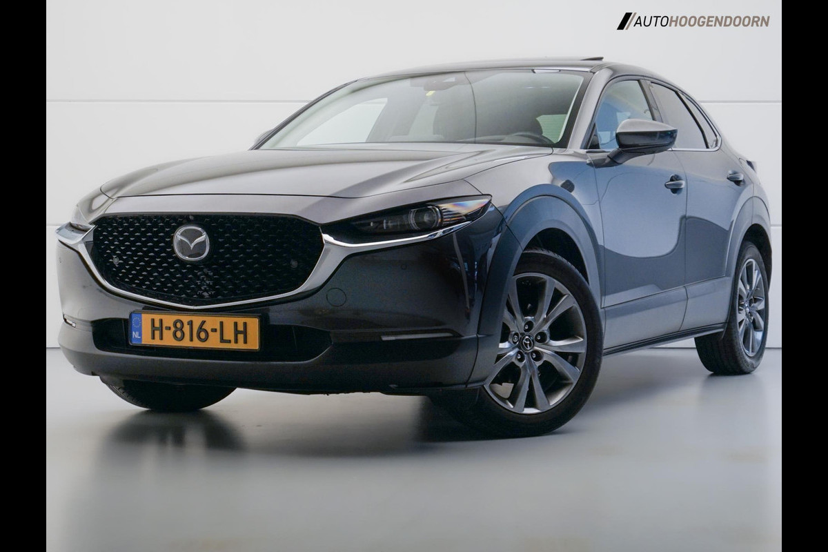 Mazda CX-30 2.0 e-SkyActiv-X M Hybrid Luxury Sport (HUD,360CAMERA,CARPLAY,TREKHAAK,MEMORY,LANE ASSIST,ADAPTIVE CRUISE,TOPCONDITIE)