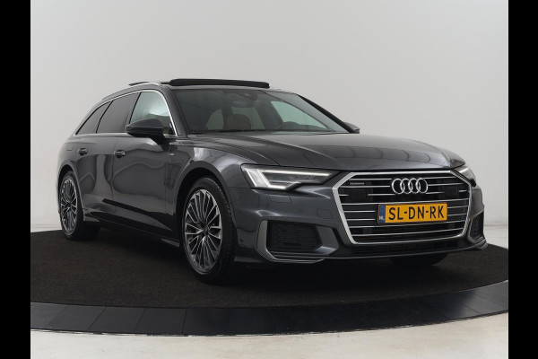 Audi A6 50 TFSIe quattro S edition | Panoramadak | Adaptive cruise | Nappaleder | Stoel & stuurverwarming | Camera | Trekhaak | Keyless | Adaptief onderstel | Carplay | Navigatie | Matrix LED | Getint glas | PHEV | Plug In