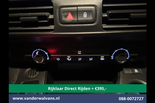 Peugeot Partner 1.5 BlueHDI 102pk L1H1 Euro6 *Rijklaar Direct Rijden* Airco | Apple Carplay | Android Auto | Cruisecontrol | Trekhaak Parkeersensoren