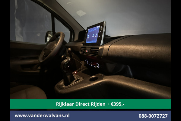 Peugeot Partner 1.5 BlueHDI 102pk L1H1 Euro6 *Rijklaar Direct Rijden* Airco | Apple Carplay | Android Auto | Cruisecontrol | Trekhaak Parkeersensoren