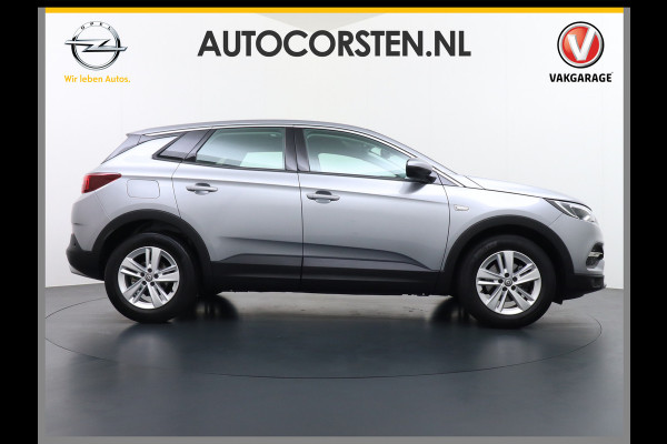 Opel Grandland X T 131pk 360Camera Navi 1/2Leer Apple/Android Usb Bluetooth CruiseControl Pdc Dab Ecc Tel. Isofix Mistlampen Blindspot Lane-dep. Bordherk. Licht-/Zichtpakket Elek.Inkl.spiegels Elek.Ramen Led 17''LM 1.2 Turbo Business Elegance NL-auto! B- klasse EURO 6 Origin.NLse auto